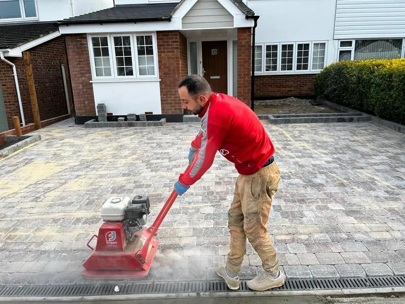 block paving driveway essex 06