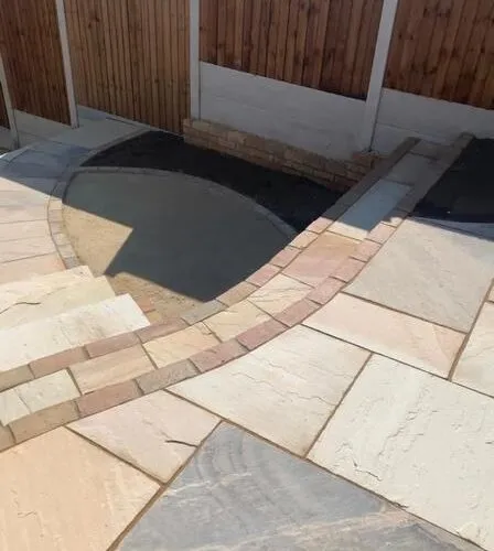 sandstone patio steps thurrock 01