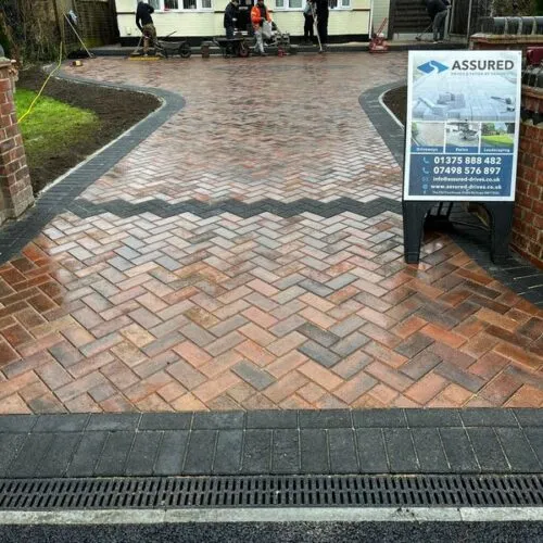 wickford block paving driveway 10