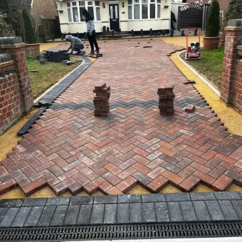 wickford block paving driveway 19