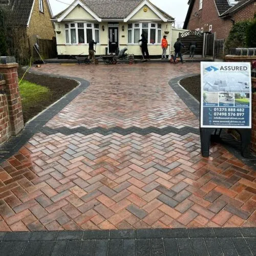 wickford block paving driveway 23