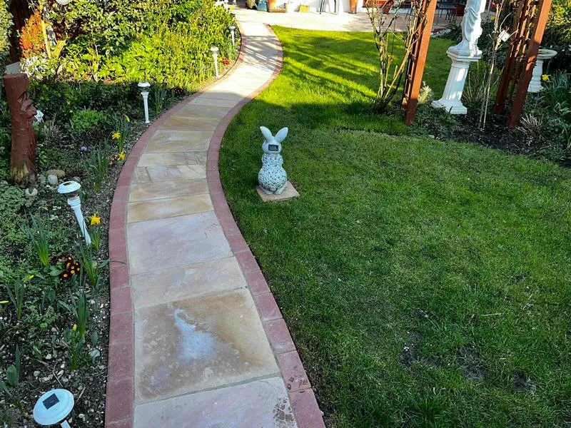 east tilbury sandstone patio garden 06