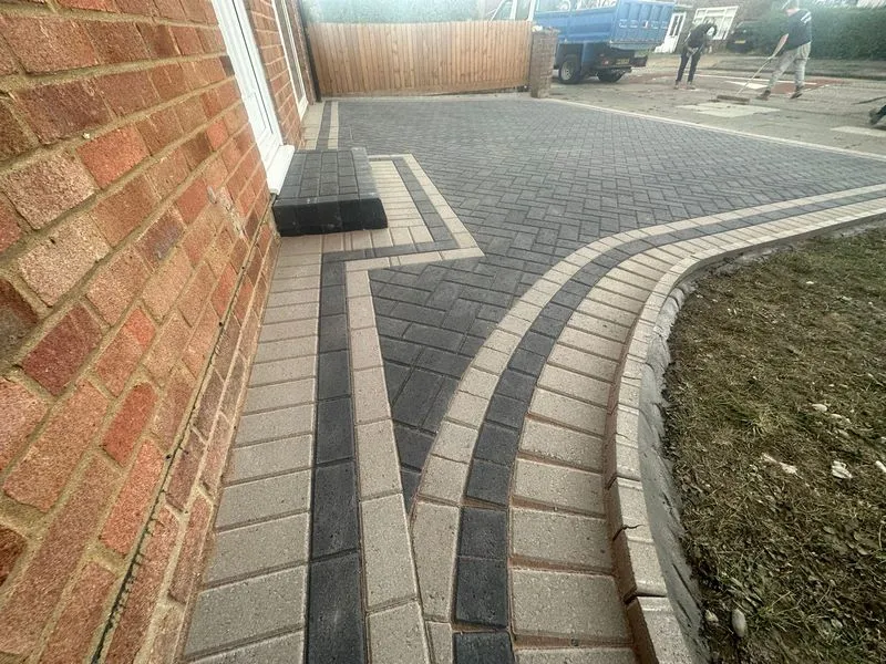 block paving driveway thurrock essex 07